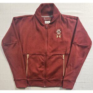 Under Armour Team Issue Boston College Eagles Womens Maroon Zip-Up Jacket Large